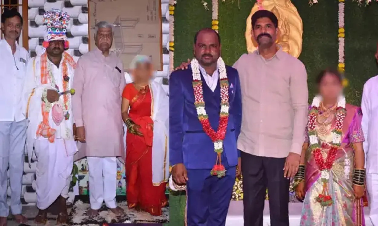 Child marriage | Congress MLA Ganesh attends child marriage ceremony File a complaint...!