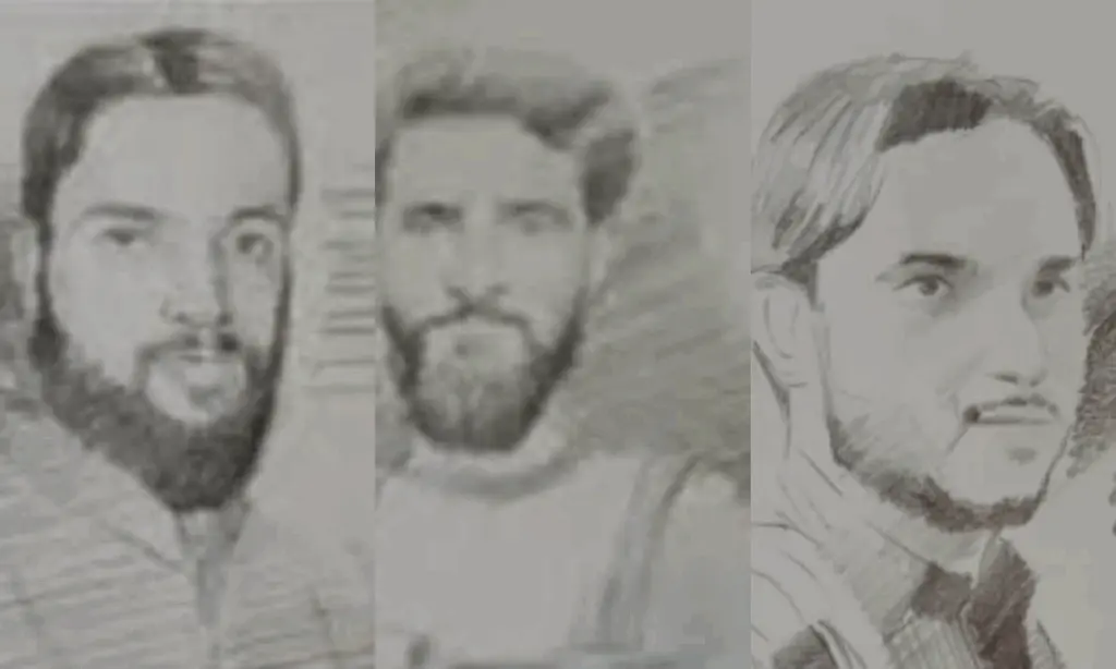 Sketches of three terrorists behind killings released by agencies