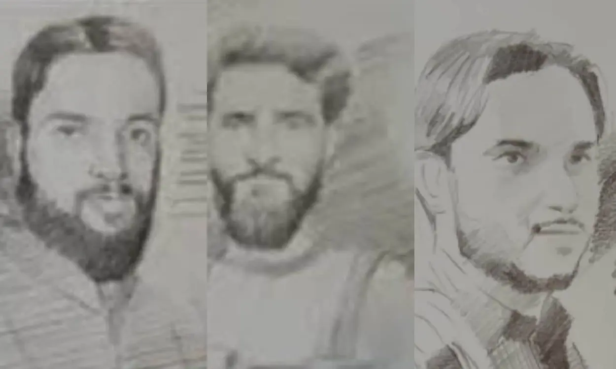 Sketches of three terrorists behind killings released by agencies