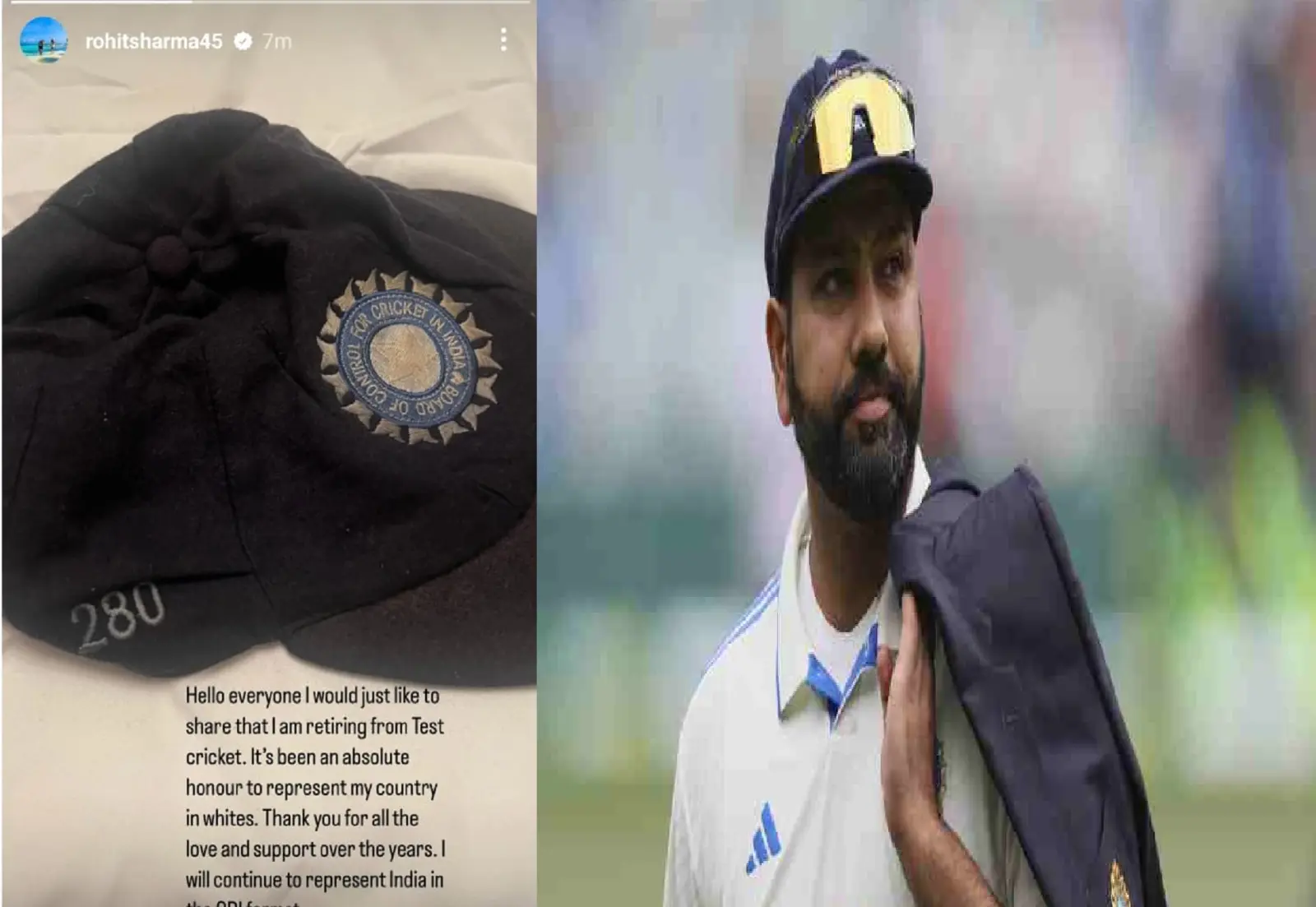 Rohit Sharma announces retirement