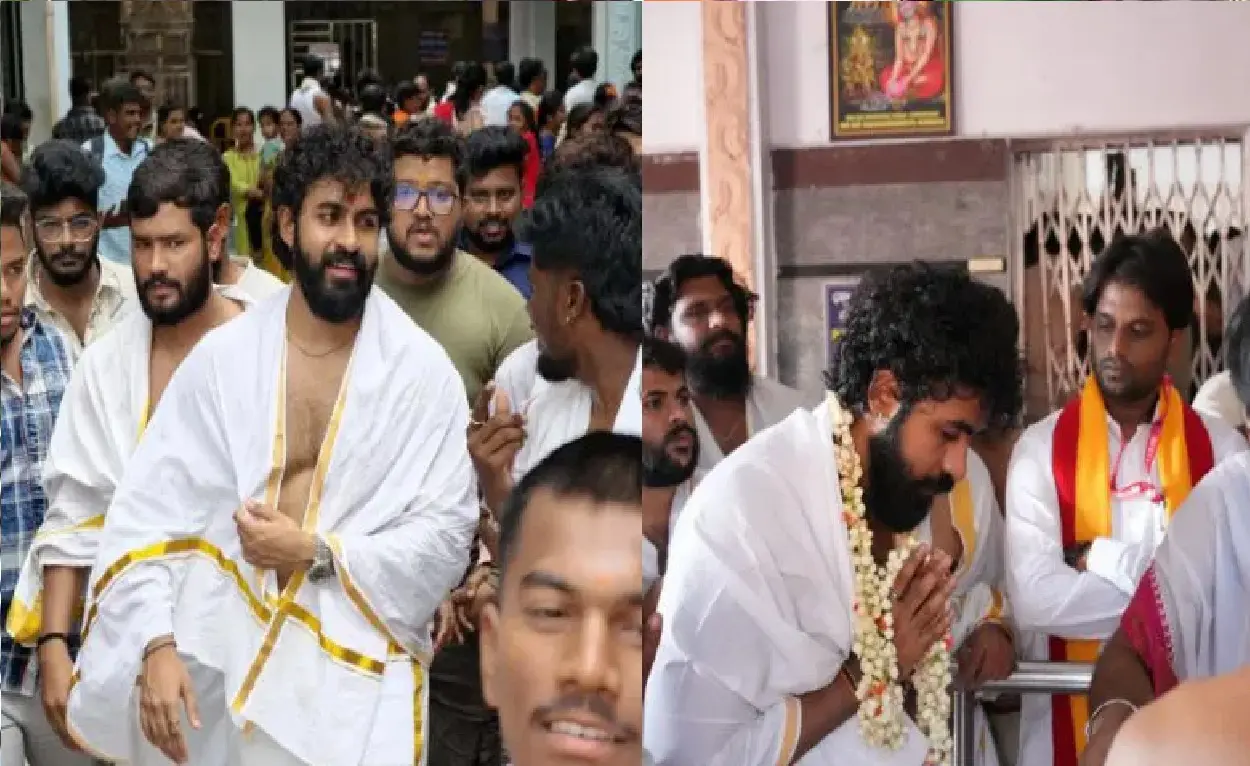 Young Rajkumar visits the king at Mantralaya