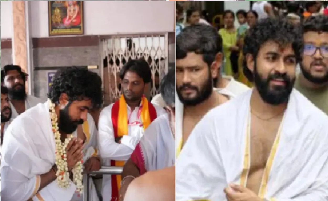 Young Rajkumar visits the king at Mantralaya