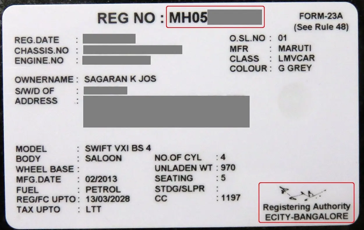 download rc karnataka