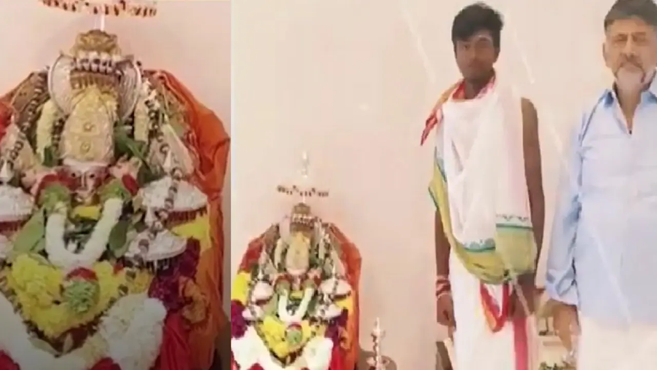 DK Shivakumar prayed to God for the CM's chair