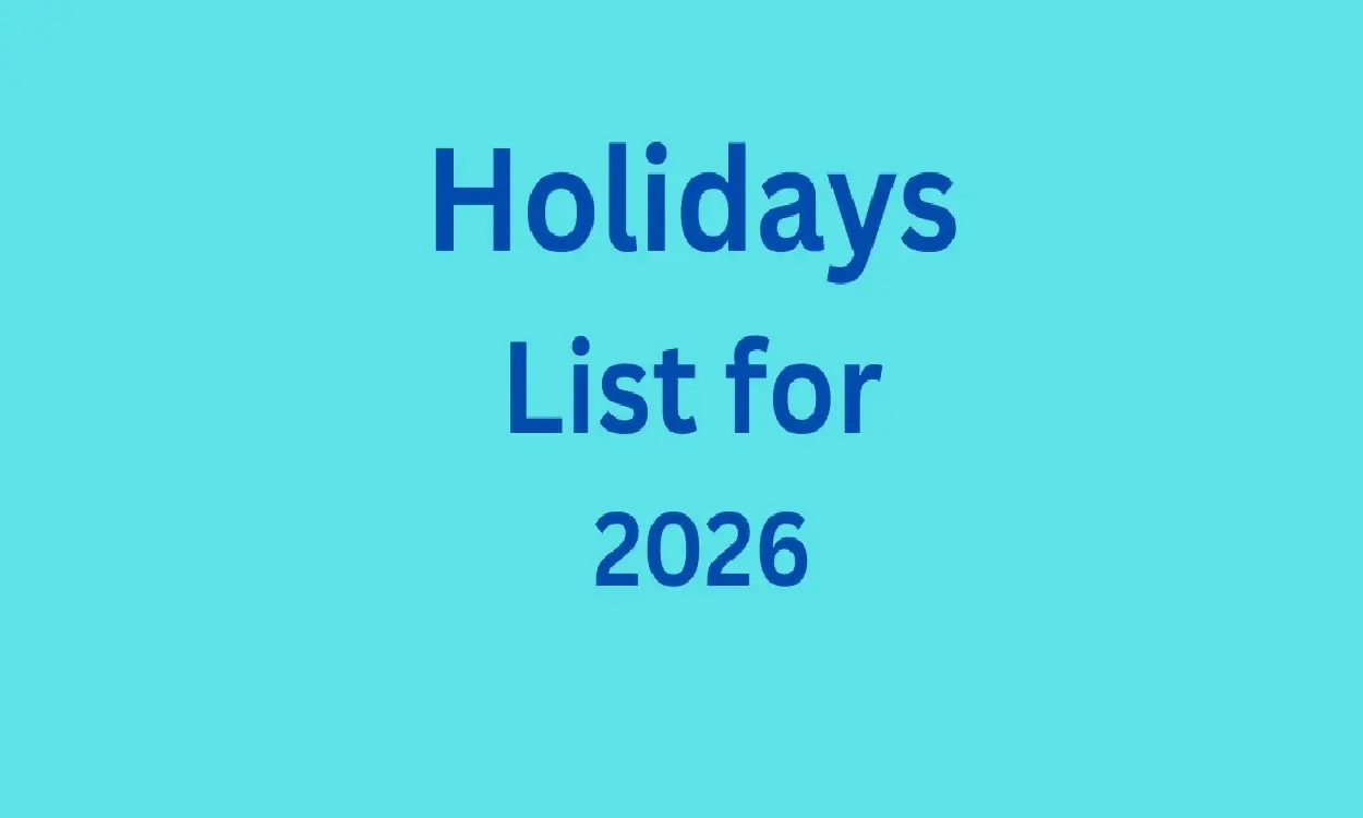 2026 Holiday List