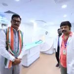 Ballari MP E. Tukaram inaugurated the MRI scanning center in the district hospital