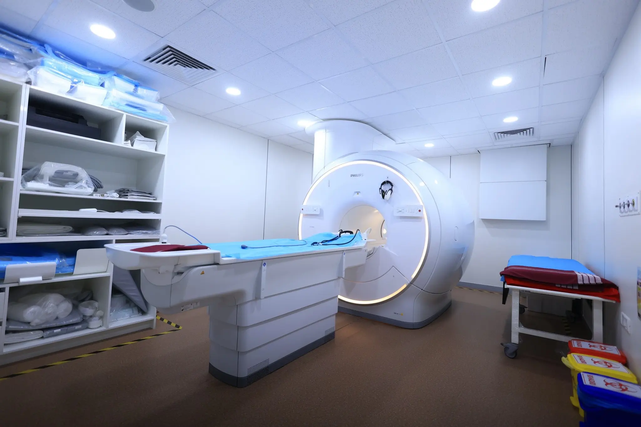 Ballari MP E. Tukaram inaugurated the MRI scanning center in the district hospital