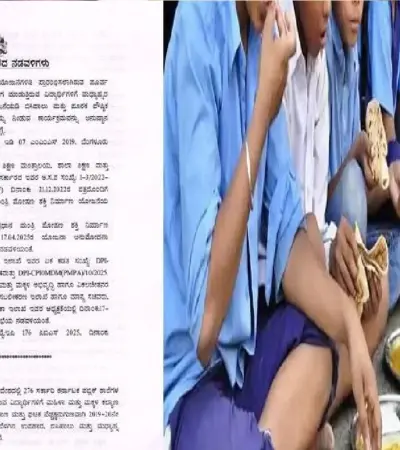 Distribution of meals, milk, eggs/bananas to LKG-UKG children