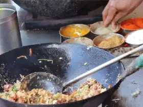 Fried rice road side