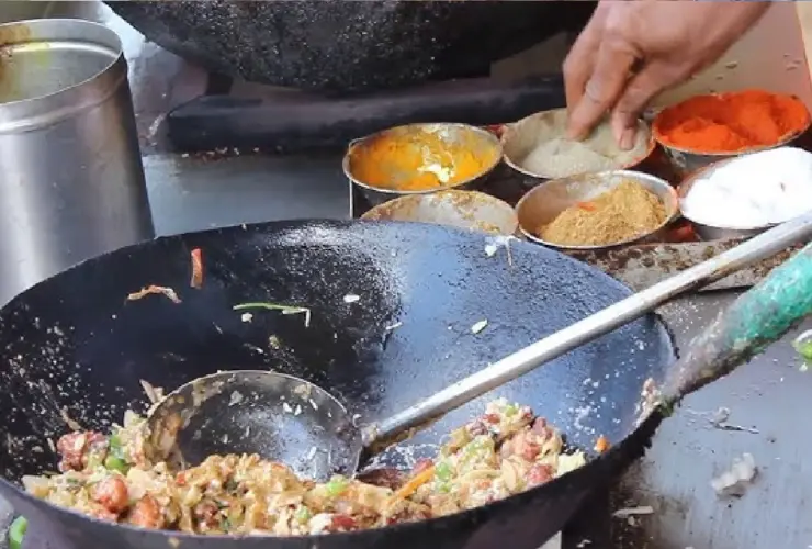 Fried rice road side