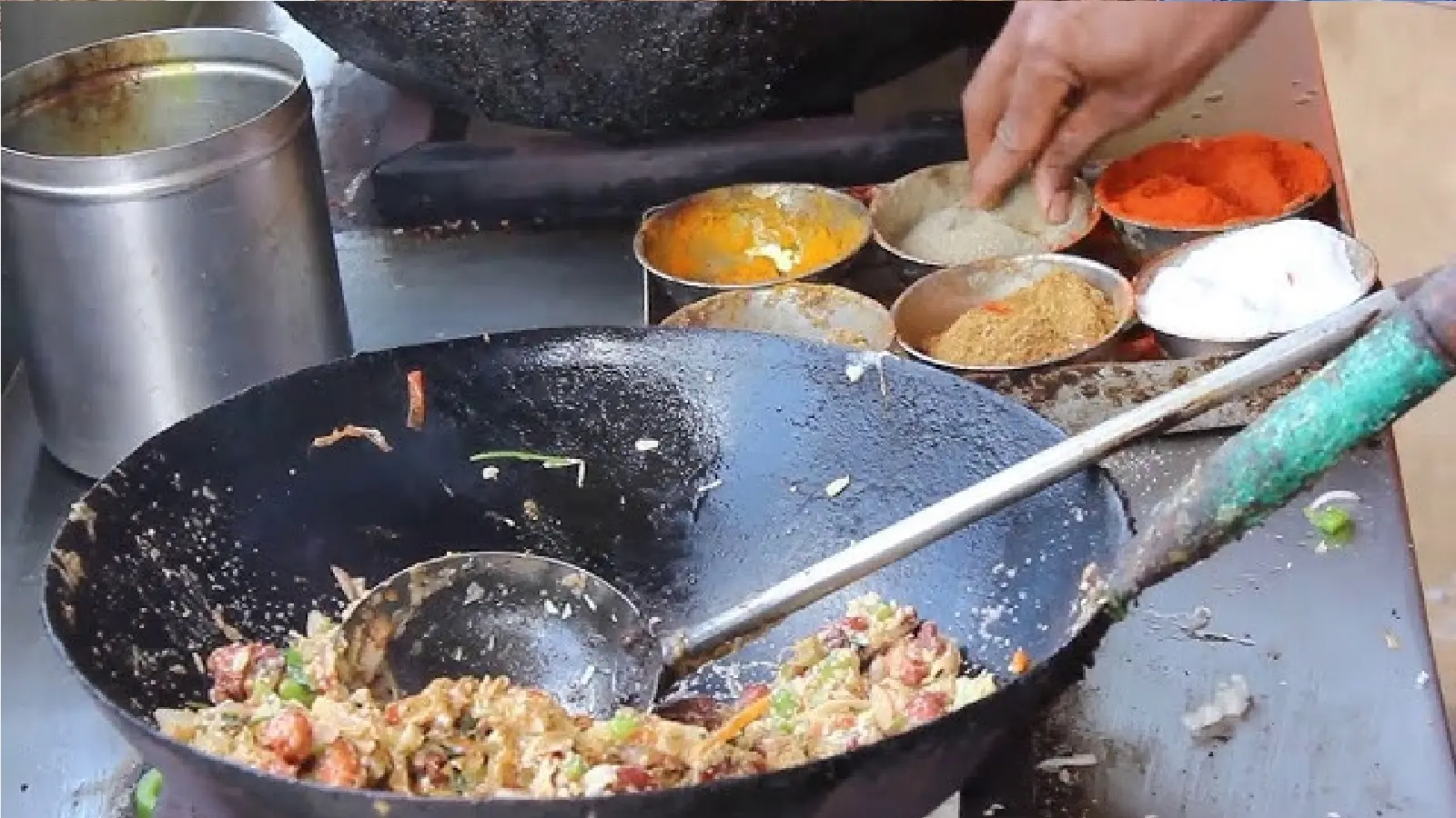 Fried rice road side