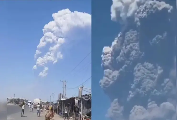 Hayli Gubbi volcano erupted on Sunday