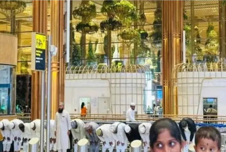 Namaz inside Bengaluru Airport, video viral