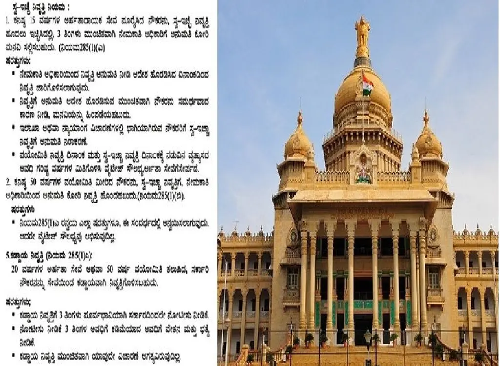 Note to ``State Government Employees'': These are the ``Compulsory, Voluntary Retirement'' rules