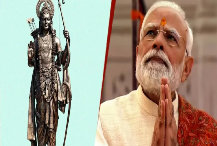Prime Minister Narendra Modi unveils 77-foot Lord Ram bronze statue in Canacona, Goa