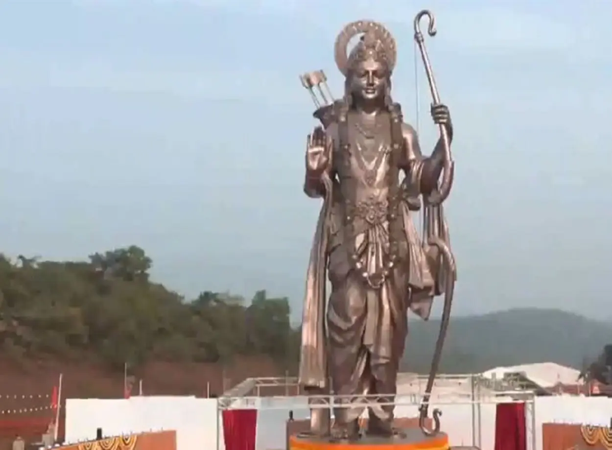 Prime Minister Narendra Modi unveils 77-foot Lord Ram bronze statue in Canacona, Goa