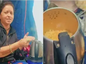 Woman cooks maggi in electric kettle inside train, Railways fumes
