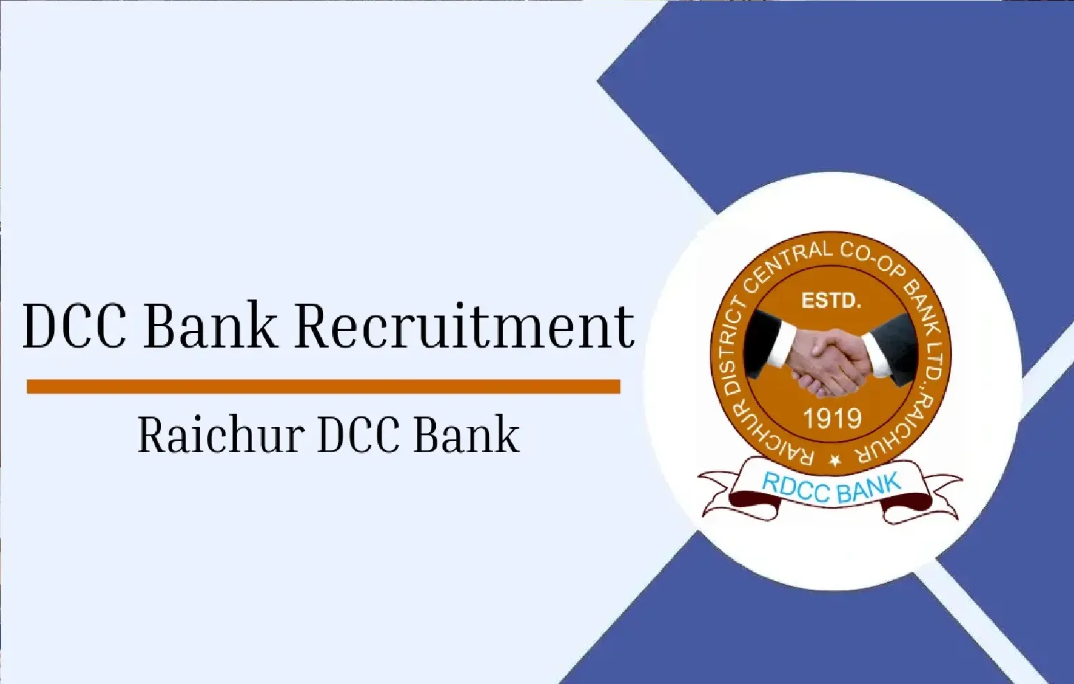 raichur dcc bank recruitment