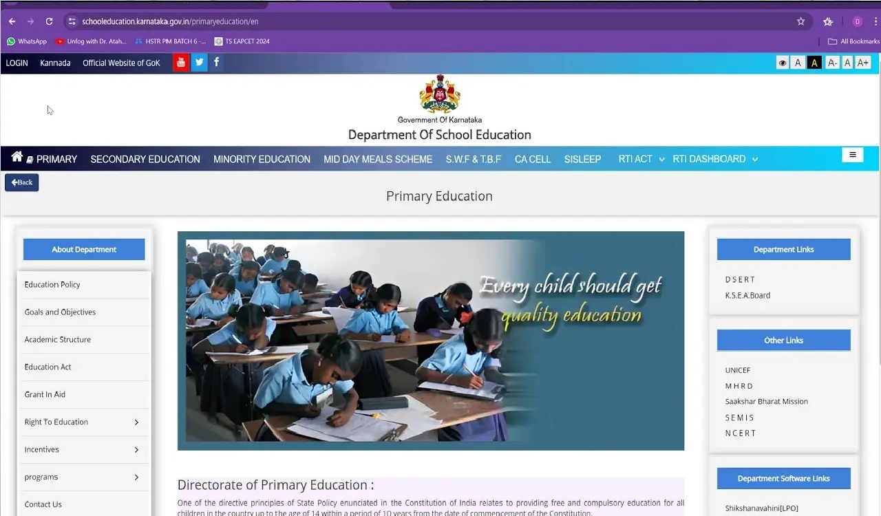 school of education karnataka