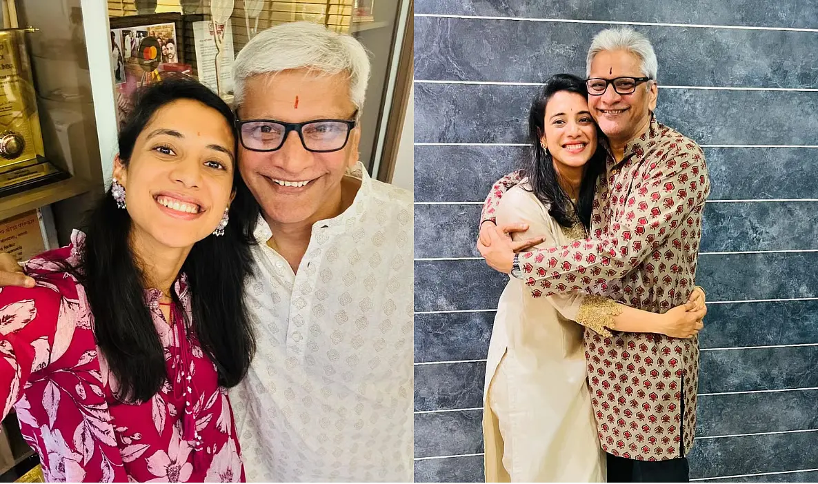 smriti mandhana father