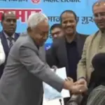 CM Nitish Kumar pulls doctor's hijab on stage, video goes viral