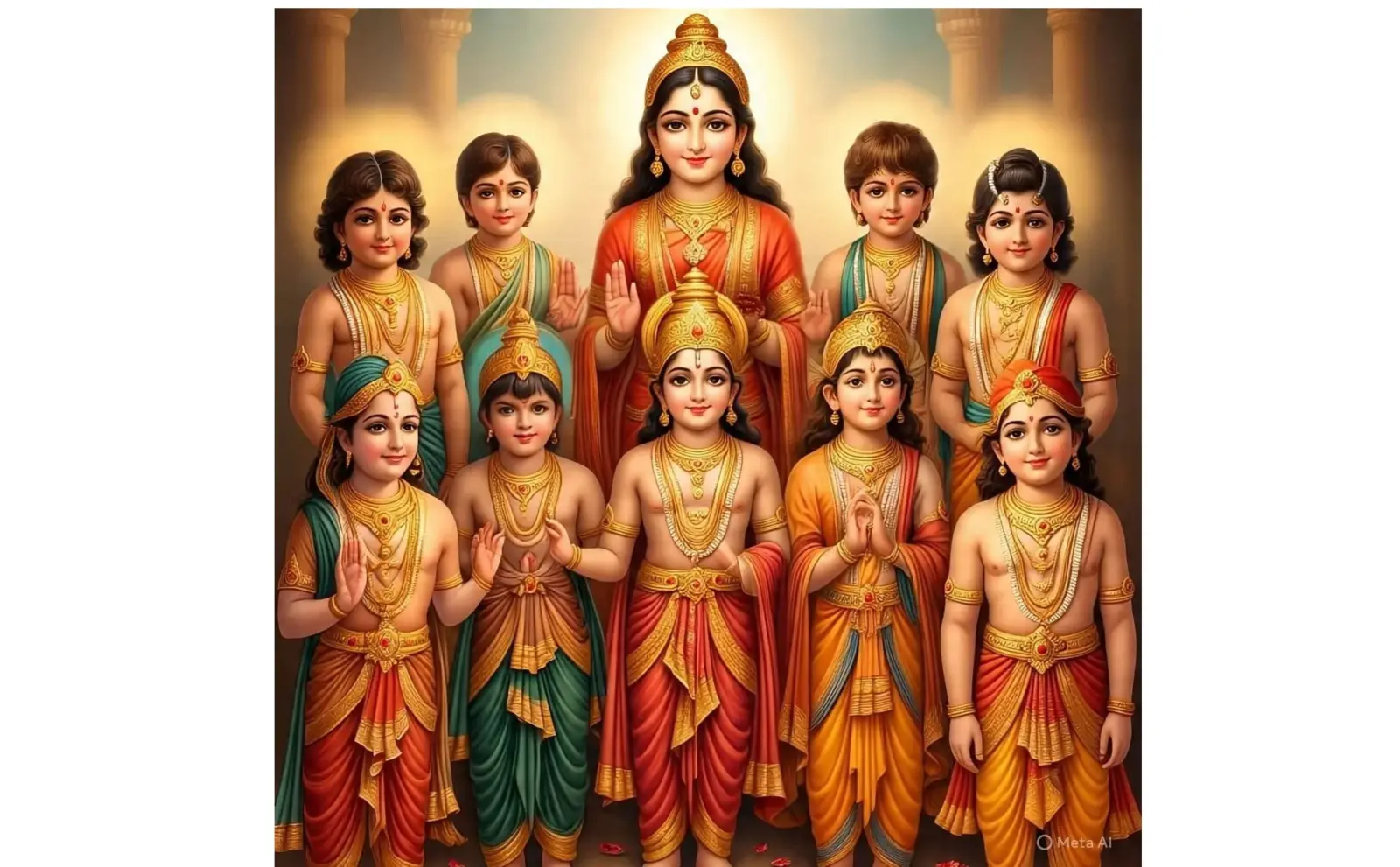 If you suddenly need money, you should meditate on the 18 sons of Mother Lakshmi