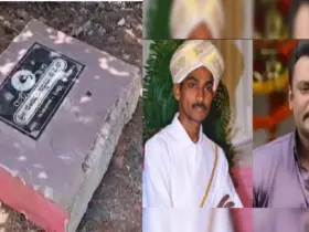 Renukaswamy Samadhi nameplate destroyed
