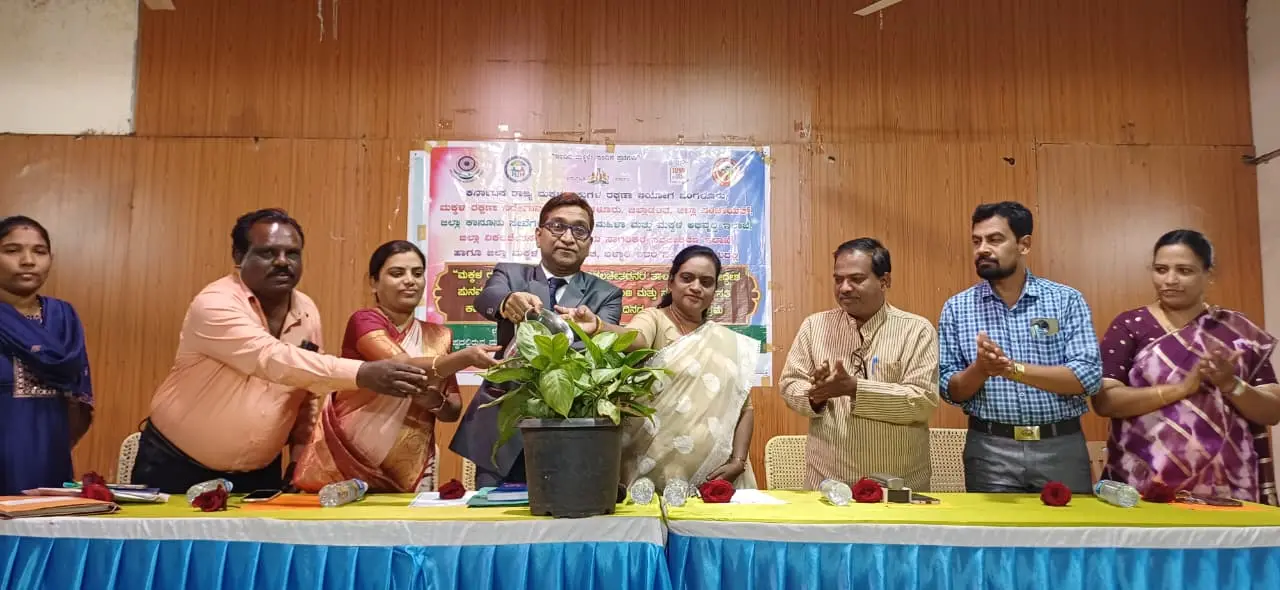 Protection of children's rights is our responsibility Dr. Rajesh N. Hosamane