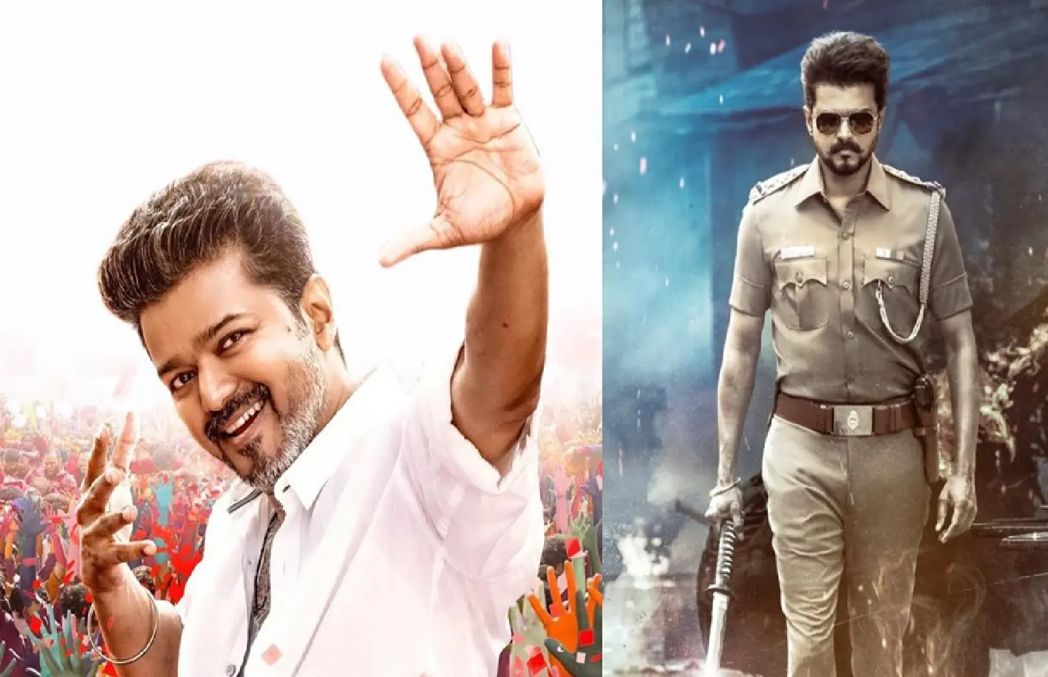 Vijay in a still from ‘Jana Nayagan’