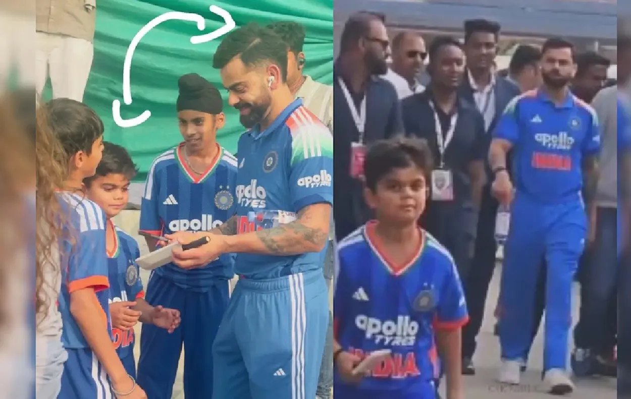 Watch: Virat Kohli Gives Autograph To His 'Childhood Look-Alike', Fans Left In Shock. Video Viral