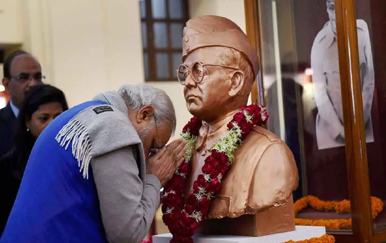 netaji subhash chandra bose and modi