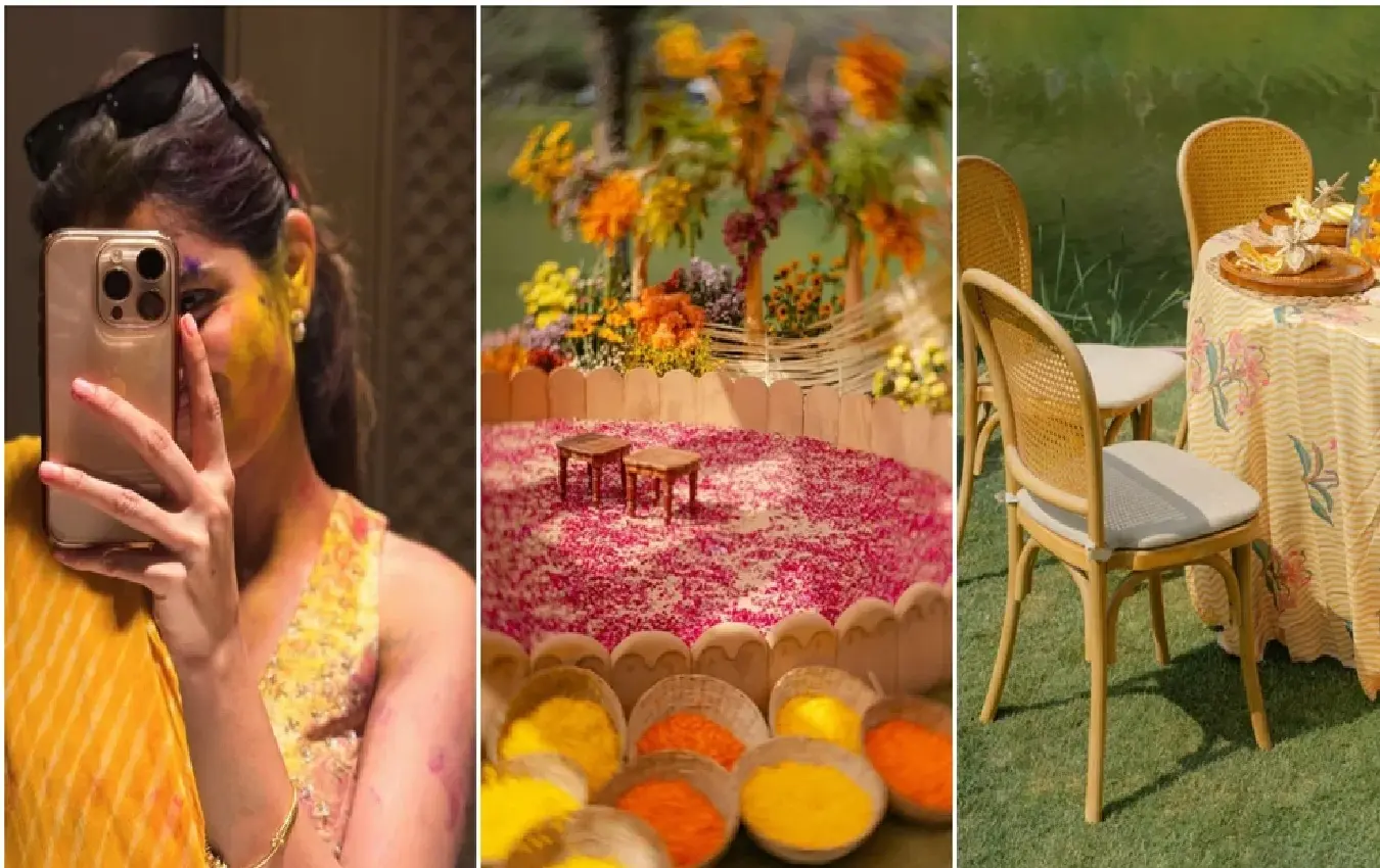 "Rashmika Mandanna and Vijay Deverakonda Haldi Ceremony in