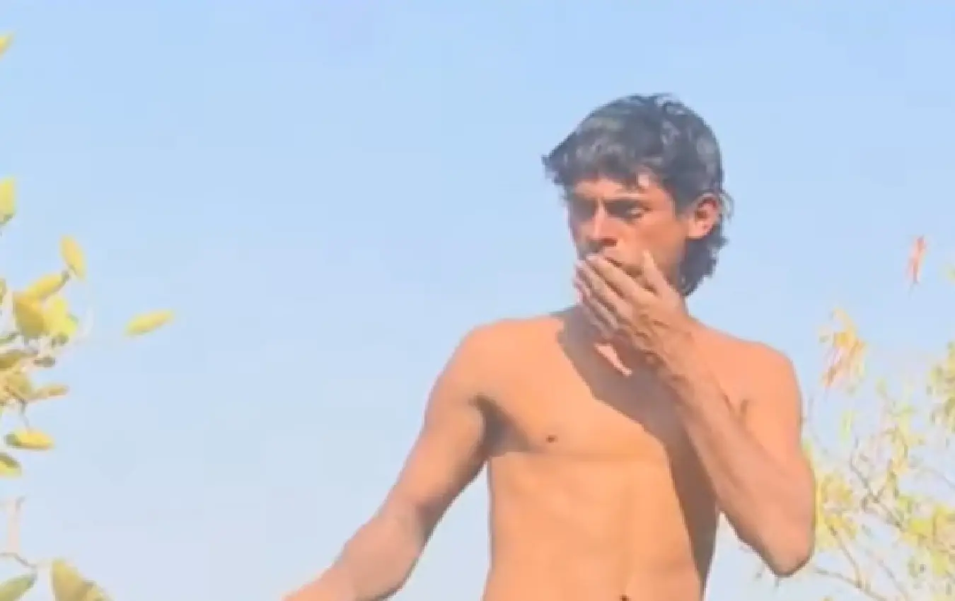 Man lives by eating leaves Belagavi