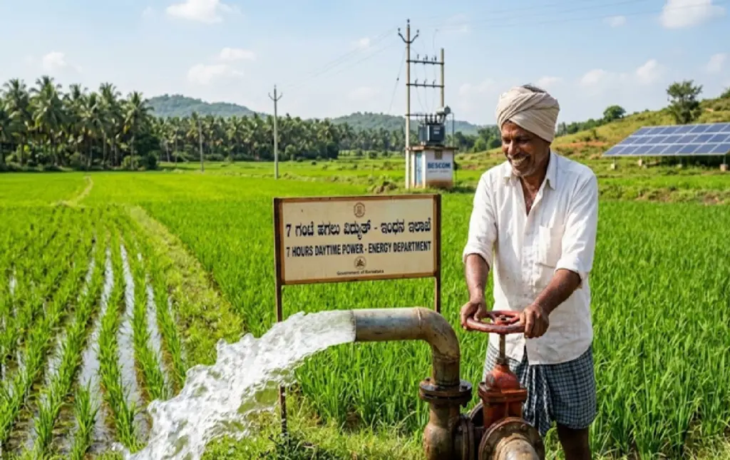 karnataka-farmers-7-hours-daytime-power-supply-kj-george-kusum-c-scheme