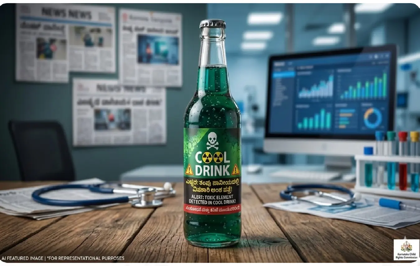 ಮಕ್ಕಳಿಗೆ ತಂಪು ಪಾನೀಯ ಕುಡಿಸುವ ಮುನ್ನ ಎಚ್ಚರ, ಕೂಲ್ ಡ್ರಿಂಕ್ಸ್ನಲ್ಲಿ ವಿಷಾಂಶ ಪತ್ತೆ.