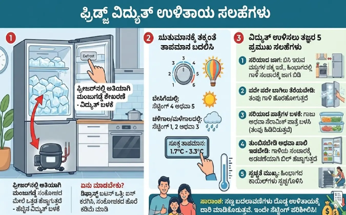 reduce-refrigerator-electricity-bill-kannada-tips