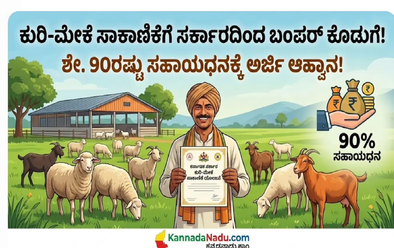 ಕರ್ನಾಟಕ ಕುರಿ ಮತ್ತು ಮೇಕೆ ಘಟಕ ಯೋಜನೆ ಫಲಾನುಭವಿಗಳಿಗೆ ಸಹಾಯಧನ.