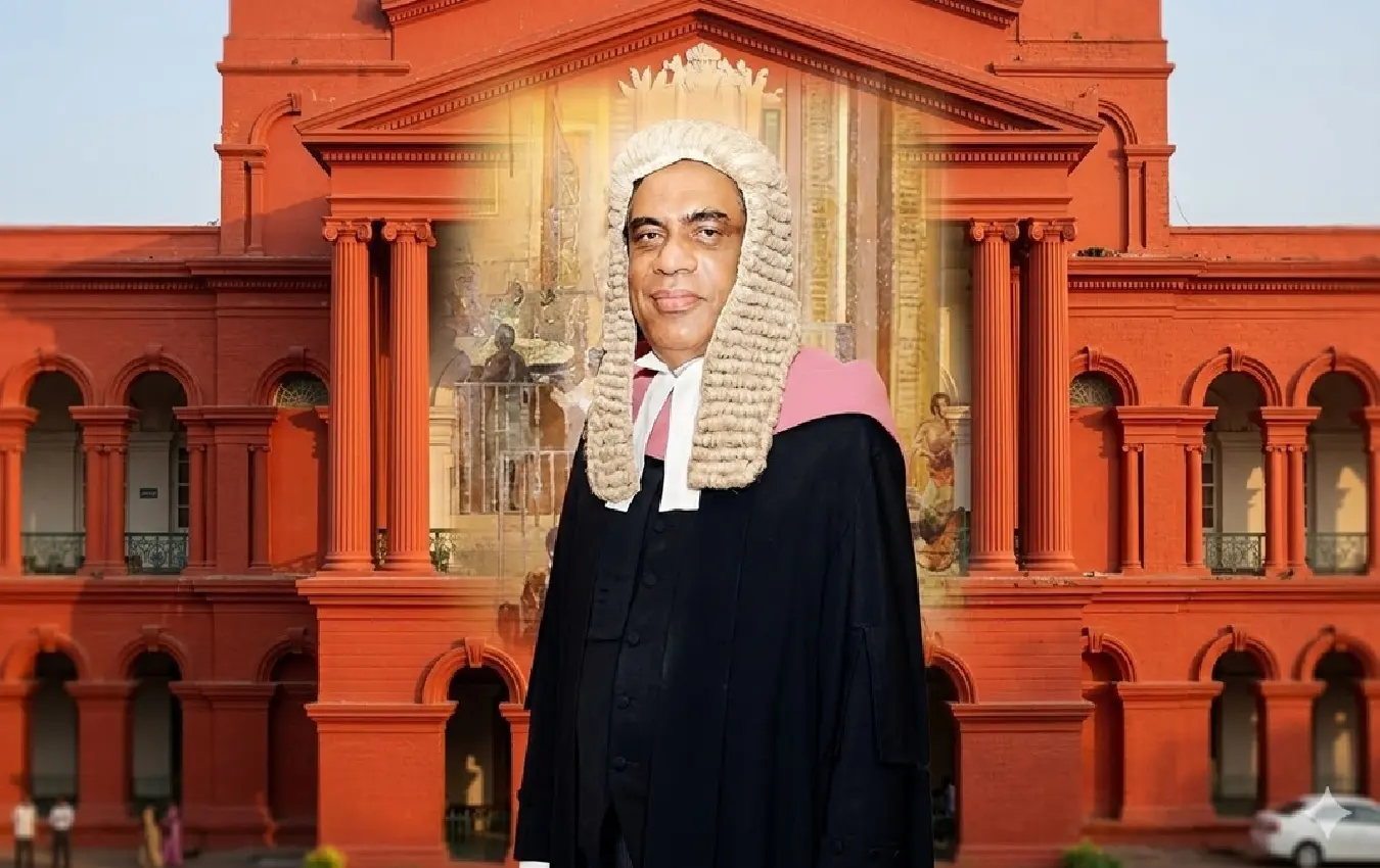 ಬೆಂಗಳೂರಿನ ಕರ್ನಾಟಕ ಹೈಕೋರ್ಟ್ ಕಟ್ಟಡದ ಚಿತ್ರ