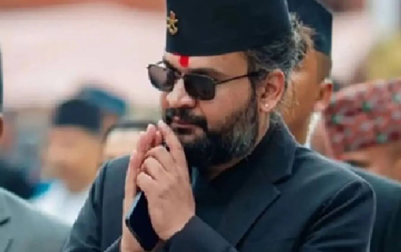 Balen Shah taking oath as Nepal Prime Minister in Kathmandu