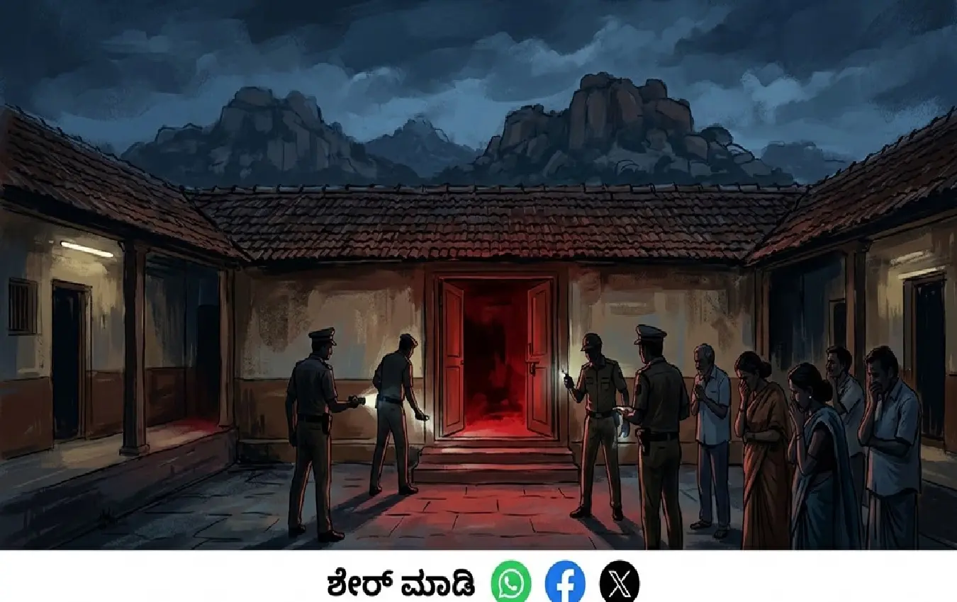 ಬಳ್ಳಾರಿಯಲ್ಲಿ ವಿದ್ಯಾರ್ಥಿ ಹತ್ಯೆ ನಡೆದ ಗುರುಕುಲ ವಸತಿ ಶಾಲೆ. AI PHOTO