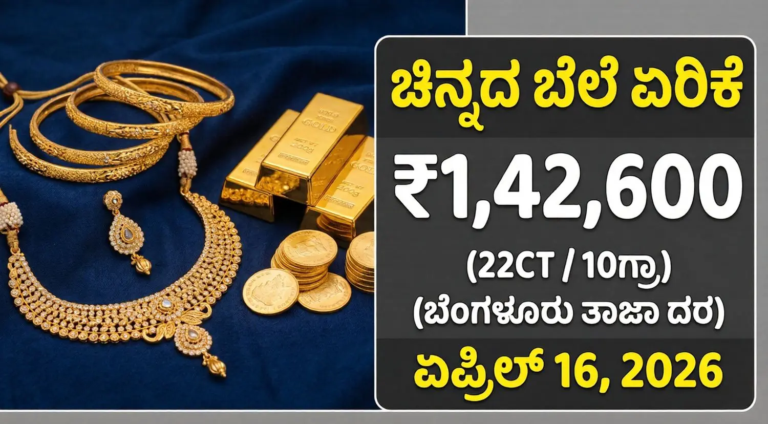 Gold Rate Today April 16 2026 Karnataka