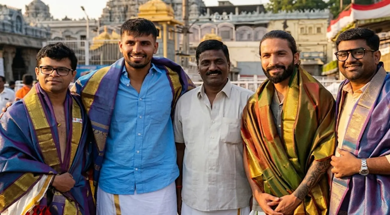 RCB players Tirumala Visit 2026.
