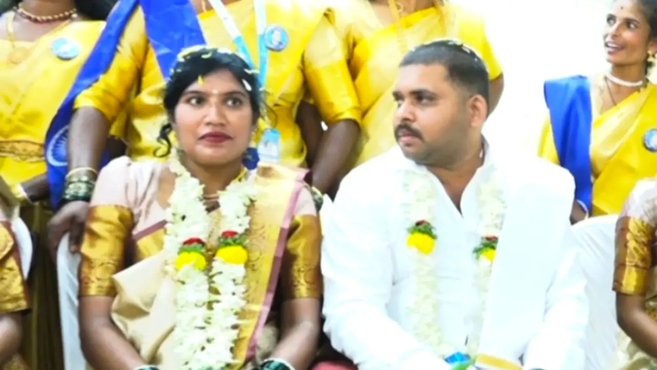 ಚಿಕ್ಕಮಗಳೂರು ಎಟಿಎಂ ಪ್ರೇಮ ಕಥೆಯ ನವಜೋಡಿ ಸಚಿನ್ ಮತ್ತು ಸಾವಿತ್ರಿ - Chikkamagaluru ATM Love Story Couple Sachin and Savitri.