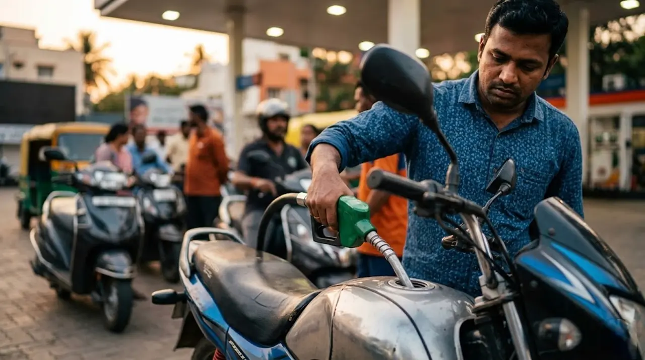 ಇಂದಿನ ಬೆಂಗಳೂರು ಪೆಟ್ರೋಲ್ ಮತ್ತು ಡೀಸೆಲ್ ಬೆಲೆ ಏರಿಕೆ ಮಾಹಿತಿ ಚಿತ್ರ