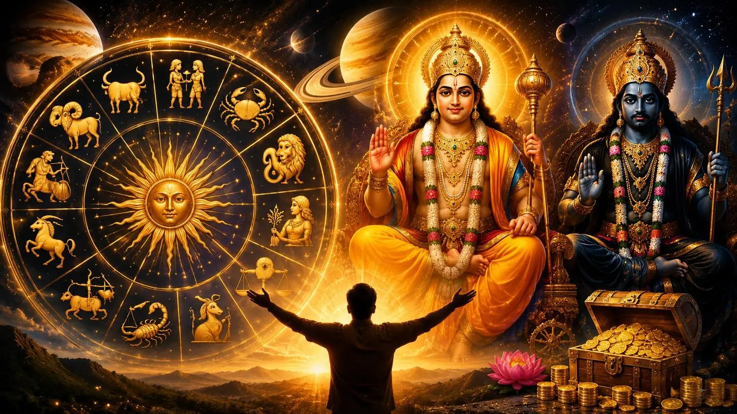 Astrological Rajayoga in Cancer sign.