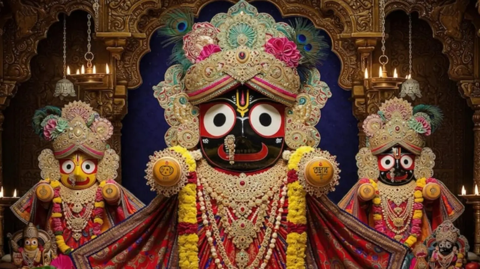 Jagannath Rath Yatra procession in Puri.